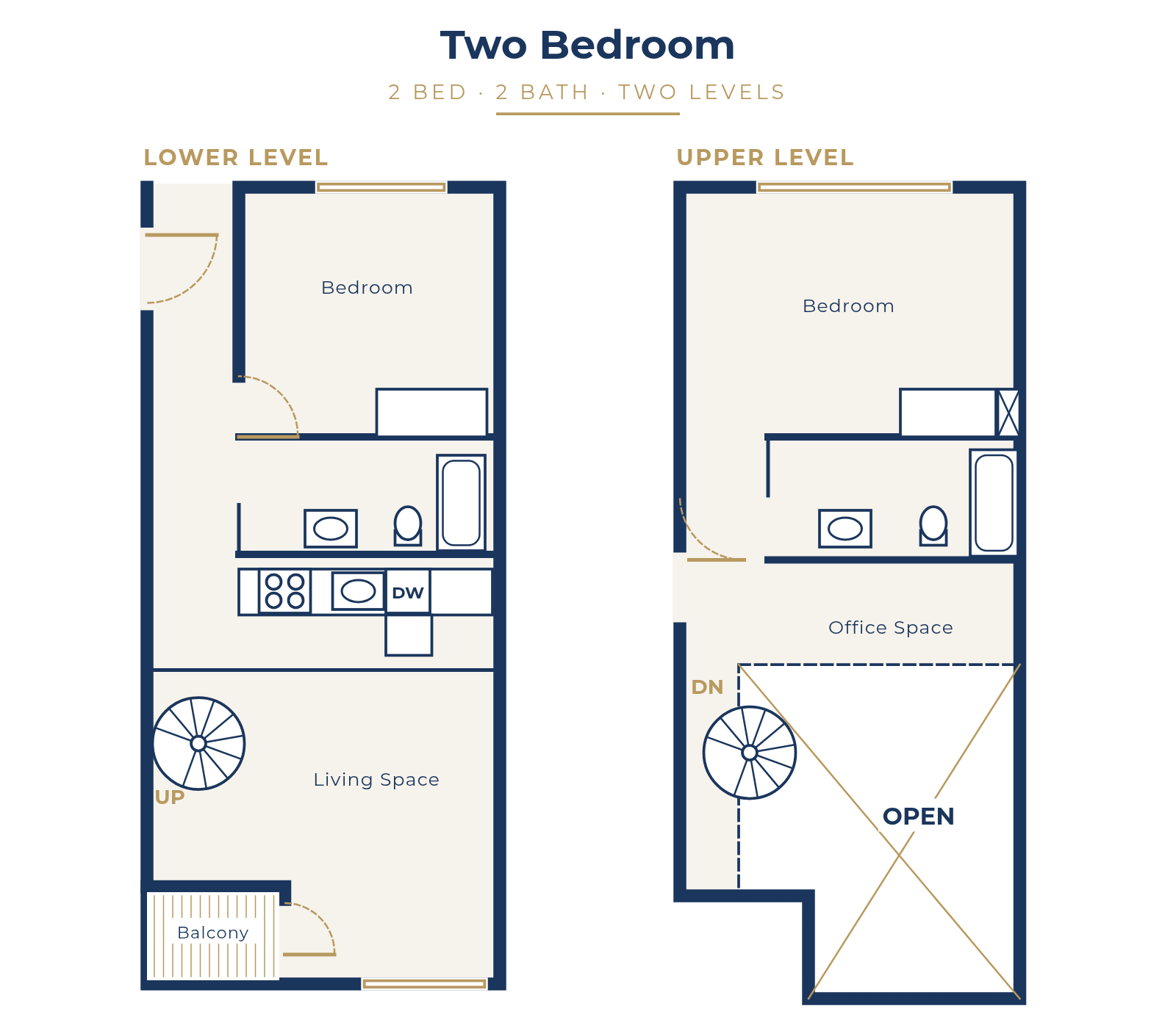 2x2 floor plan