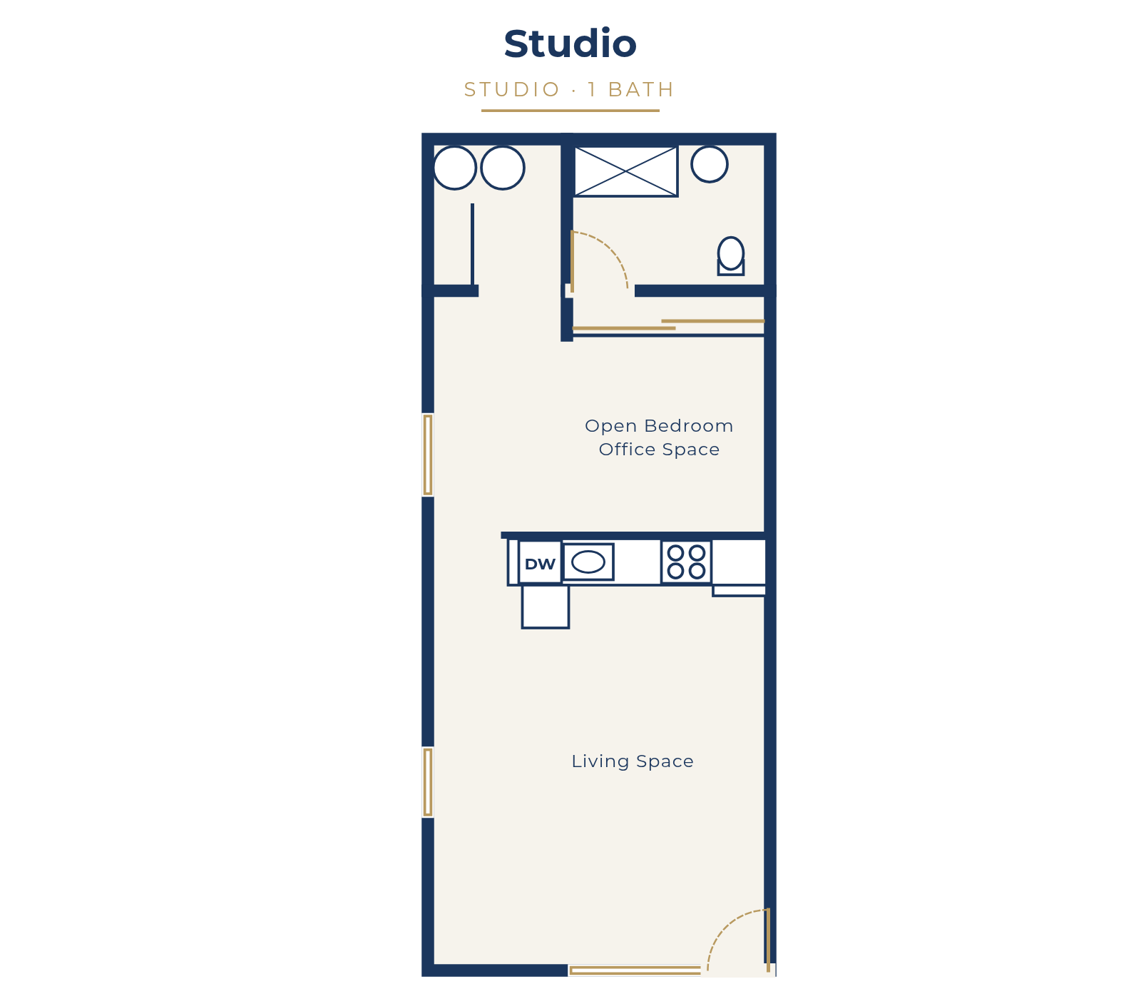 Studio floor plan